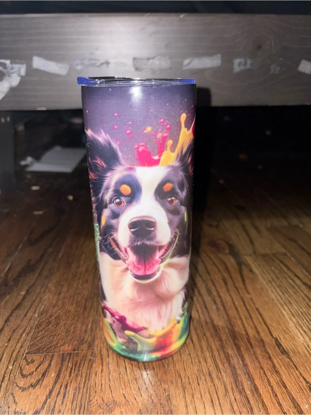 Border Collie Dog Stainless Steel 20 oz Tumbler